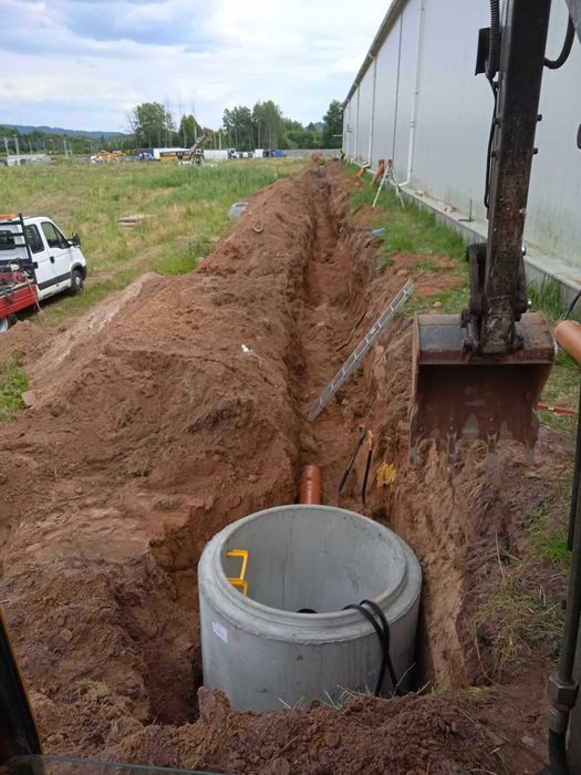 Usługi minikoparką 2,5t transport wywrotką 3,5t Kielce i okolice