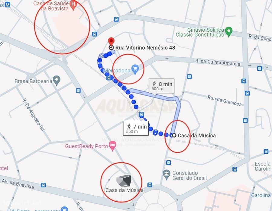 T1renovado/c mobil/5 min a pé Metro Casa da Música e Mercadona