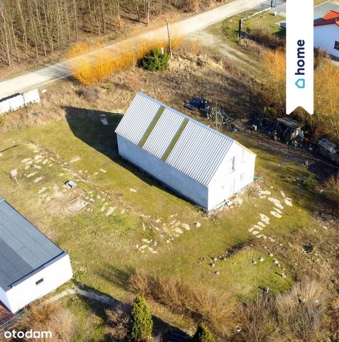 Garaż który chce być domem, działka 1100 m2