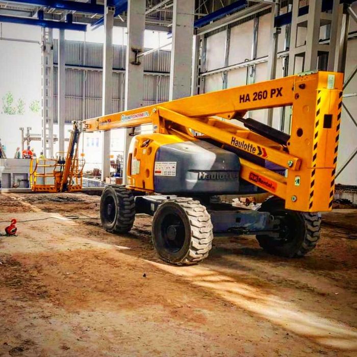 Wynajem podnośników koszowych przegubowych nożycowych  zwyżek  Poznań