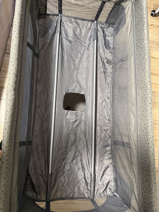 Манеж-ліжко Kinderkraft Joy 2 Grey з аксесуарами