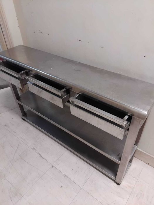 Móvel balcão inox