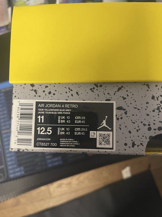 Jordan 4 Lightning Orygnialne