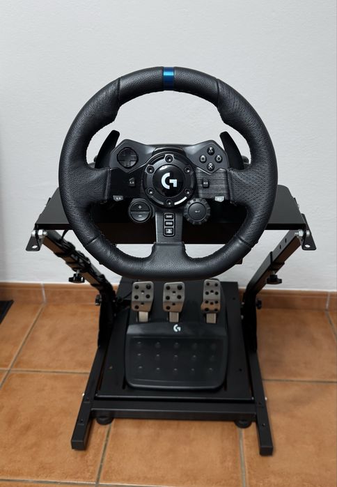 Volante Logitech G923 TrueForce + Suporte (Como novo)
