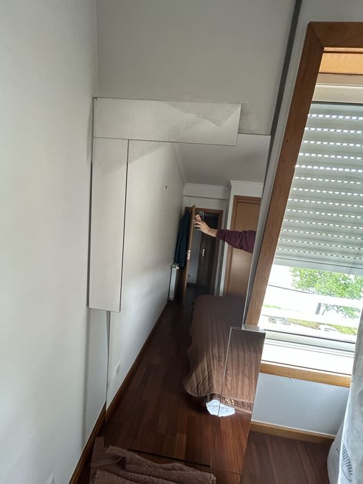 Espelho vertical de decoração