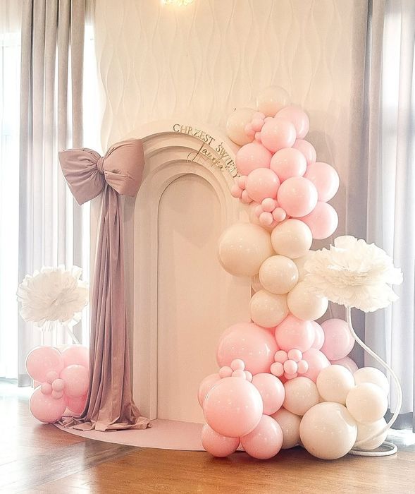 Ścianki balonowe ścianki do zdjęć URODZINY Pierwsza komunia Św Chrzest