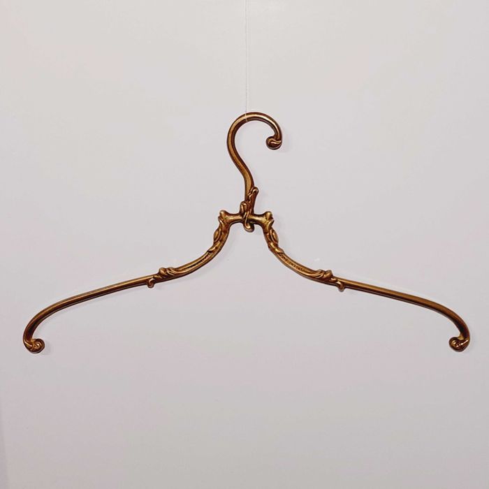 Для одежды вешалка ВИНТАЖНАЯ бронзовая ФРАНЦИЯ тремпель БРОНЗА плечики
