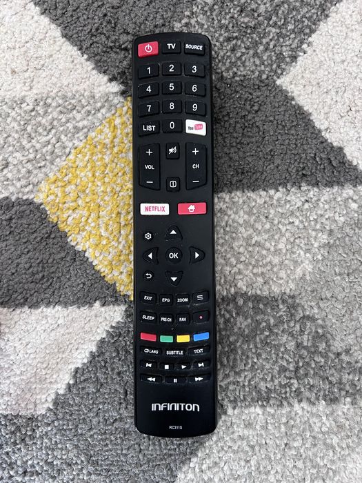 TV Infiniton 43" Smart TV (Model INTV-43SU1280) – Para Peças / Com Avaria