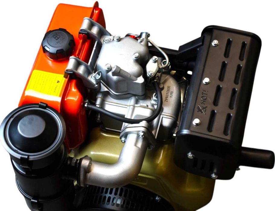 Двигун Зубр 186F (9 к.с.) дизель! вал 25 мм шліцевий! потужний мотор!