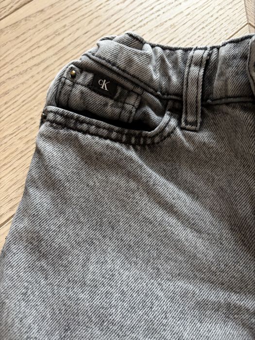 Jeansy calvin klein oryginslne szare 116