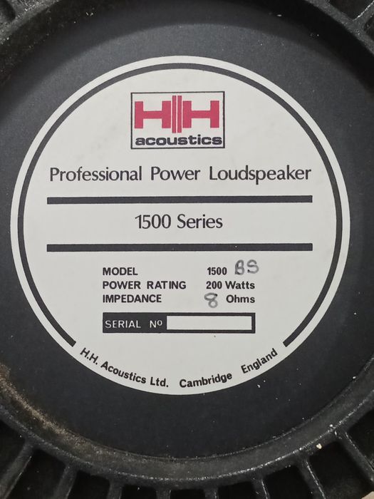 Altifalante HH para Subwoofer