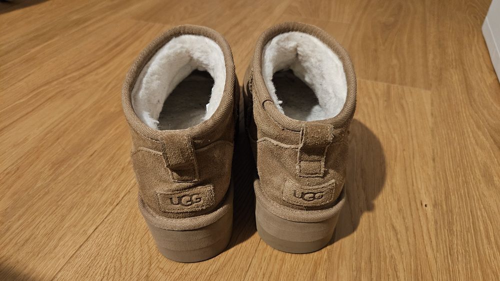 UGG platform mini buty śniegowce
