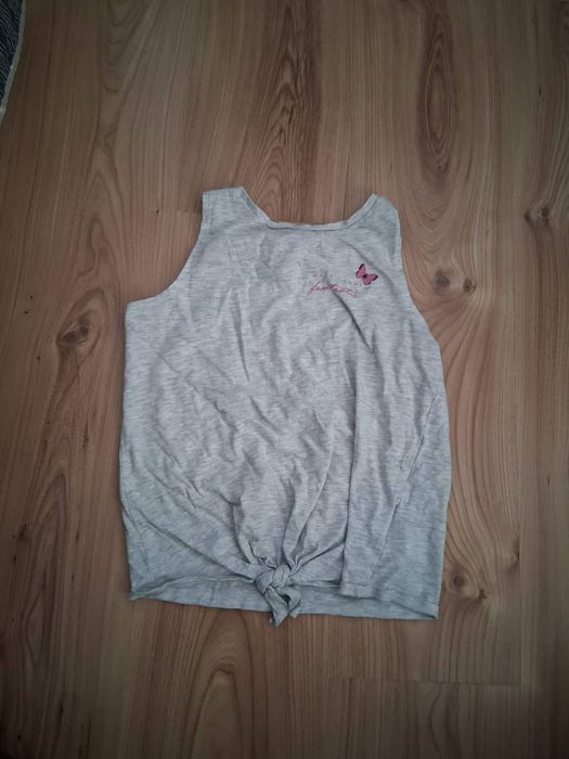 Szary top na ramiączkach H&M