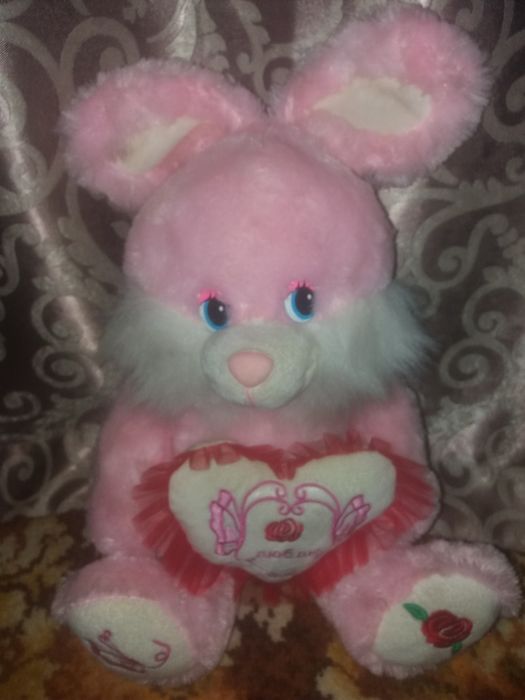 Класний Зайка рожевий Love