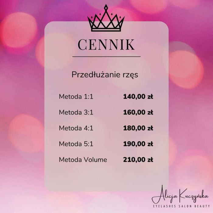 Przedłużanie Rzęs Koszalin