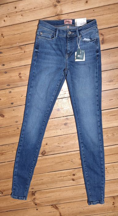 Damskie bawełniane spodnie jeansowe Only Shape Skinny 27/34
