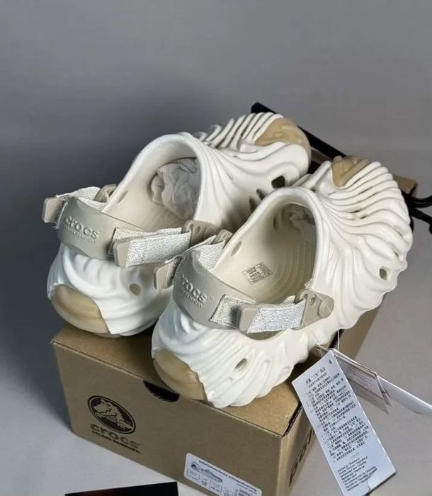 Crocs Белые Pollex Clog кроксы