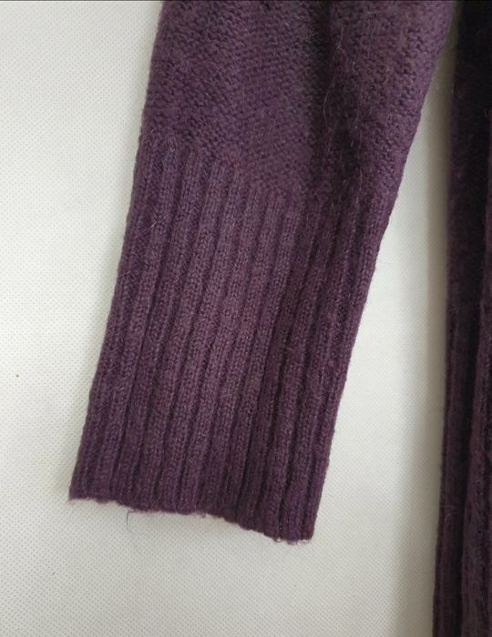 Fioletowy sweter na guziki XL, wero moda