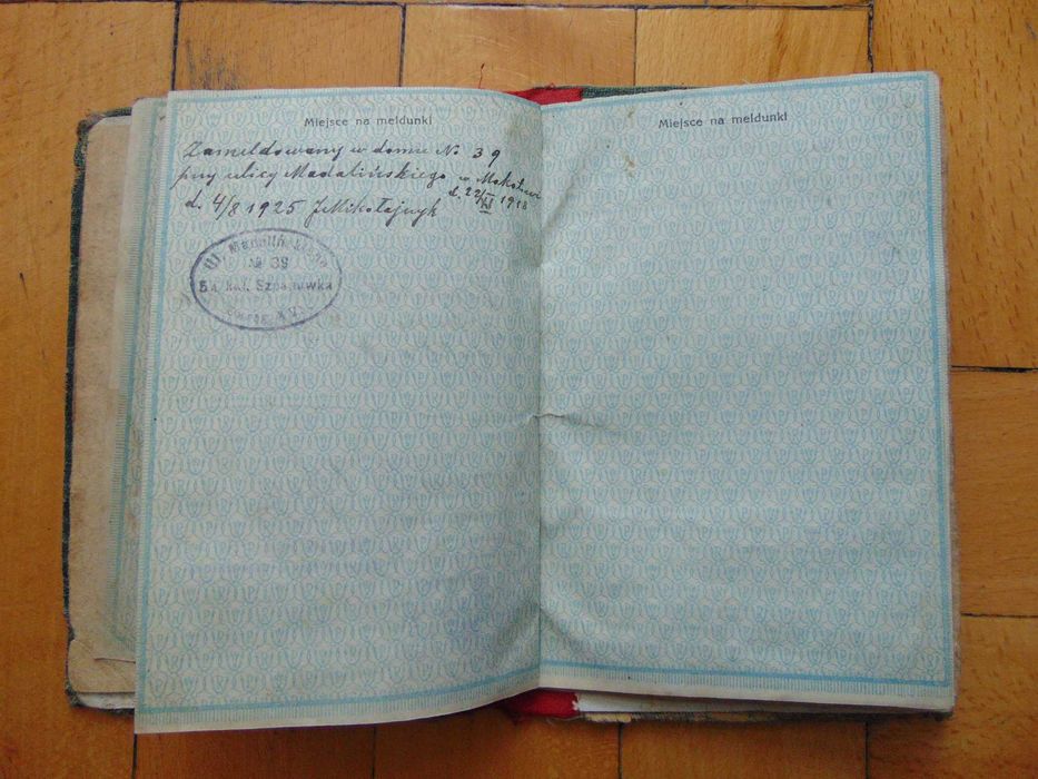 dowód osobisty 1925 Warszawa II RP