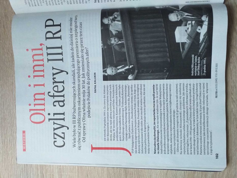 Polityka numer świąteczny 2025