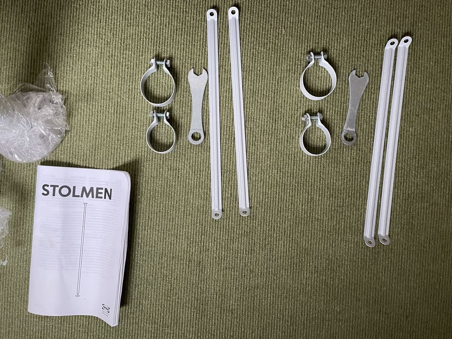 Peças para sistema Stolmen Ikea, valores desde 5 euros