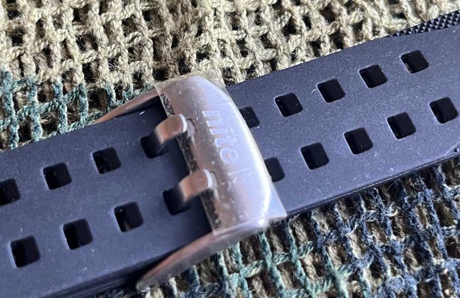 Ремешок для часов Nite резиновый черный