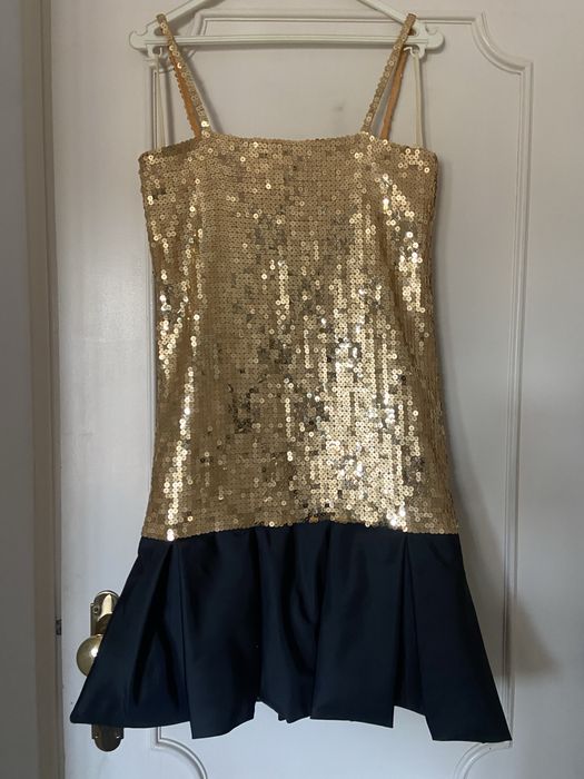 Vestido de noite com capa de AUGUSTUS - anos noventa