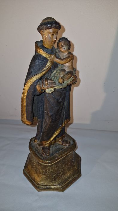 Santo António em cerâmica Sec.XIX- Arte Sacra