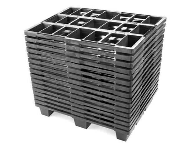 Palete Plástica Super Leve Norma Europeia até 2 Ton NOVA