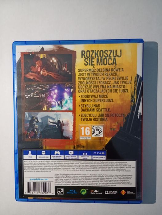 inFamous Second Son PS4 | IDEALNY STAN | Komplet