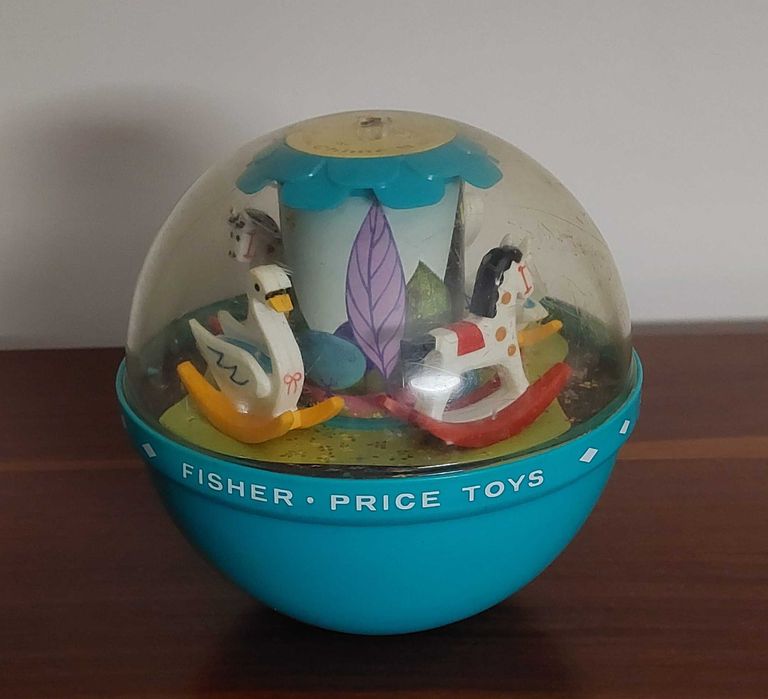 Bola carrossel vintage Primeira Infância