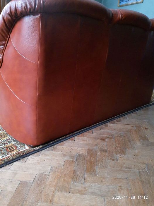 Диван шкіряний розкладний Касабланка