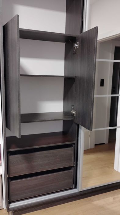 Szafa przesuwna + komoda