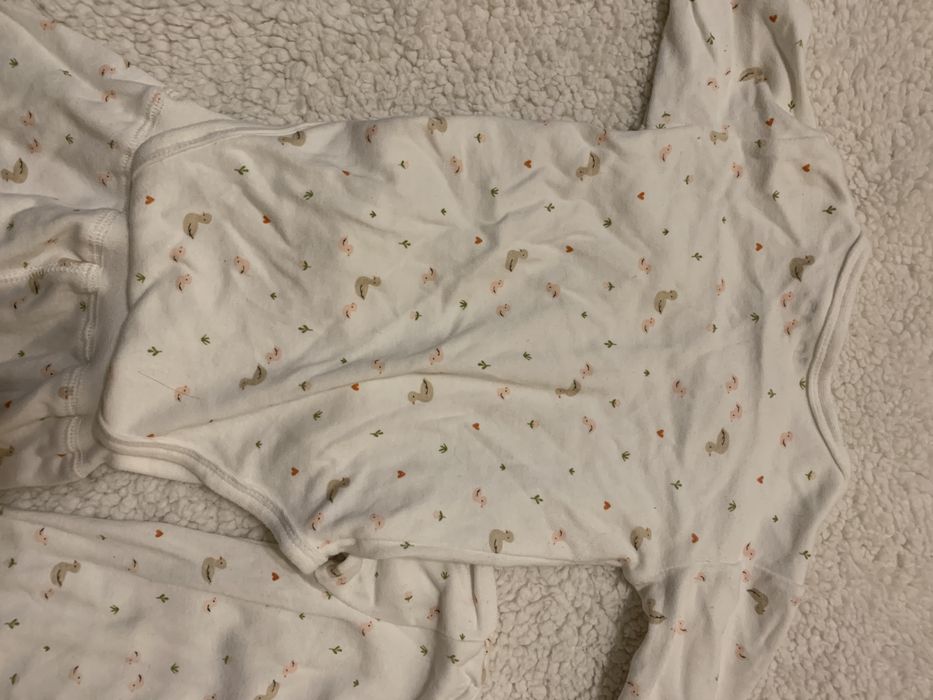 Zestaw 5 10 15 body legginsy pajac rozmiar 68