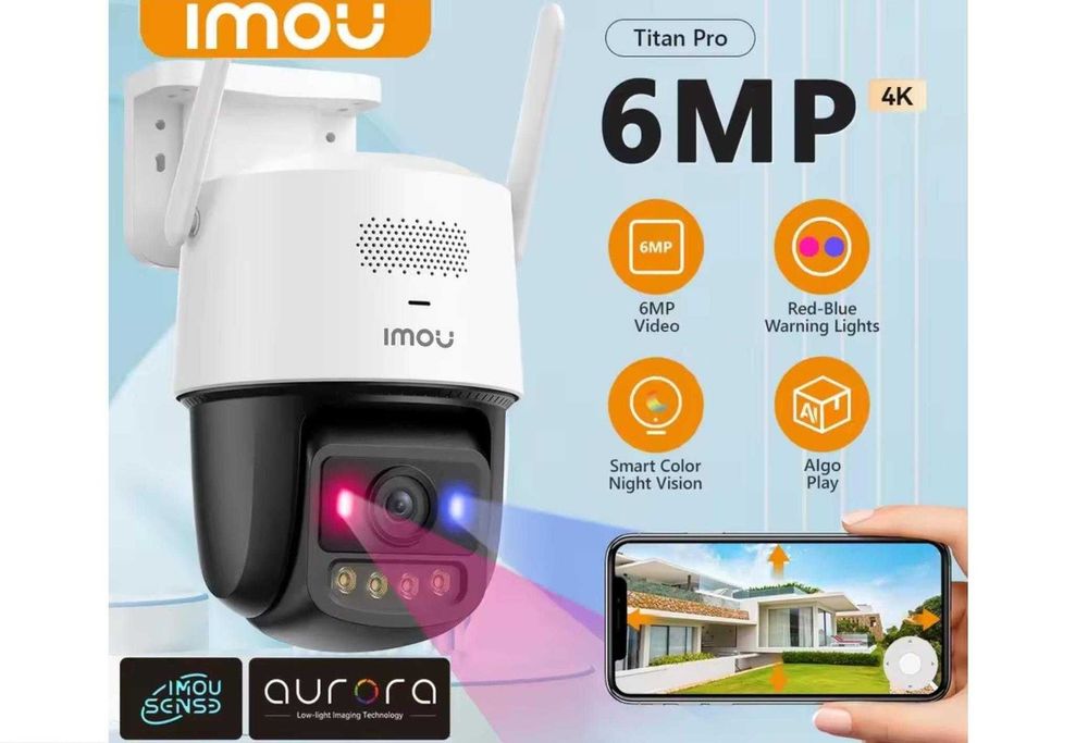 Поворотная камера 3K+ Imou Titan Pro 6MP (IPC-U7LP-6V0NE)