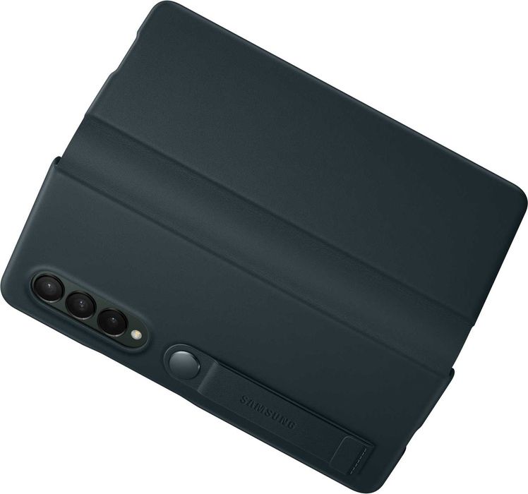Оригинальный чехол книжка Samsung Z Fold 3 5G Leather Flip Cover