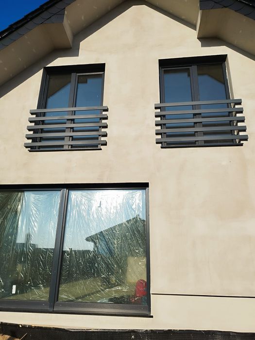 PROMOCJA!!! Balkon francuski balustrada panelowa  aluminium szkło inox