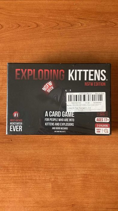 Exploding Kittens NSFW (New and Sealed) – Adult Card Game