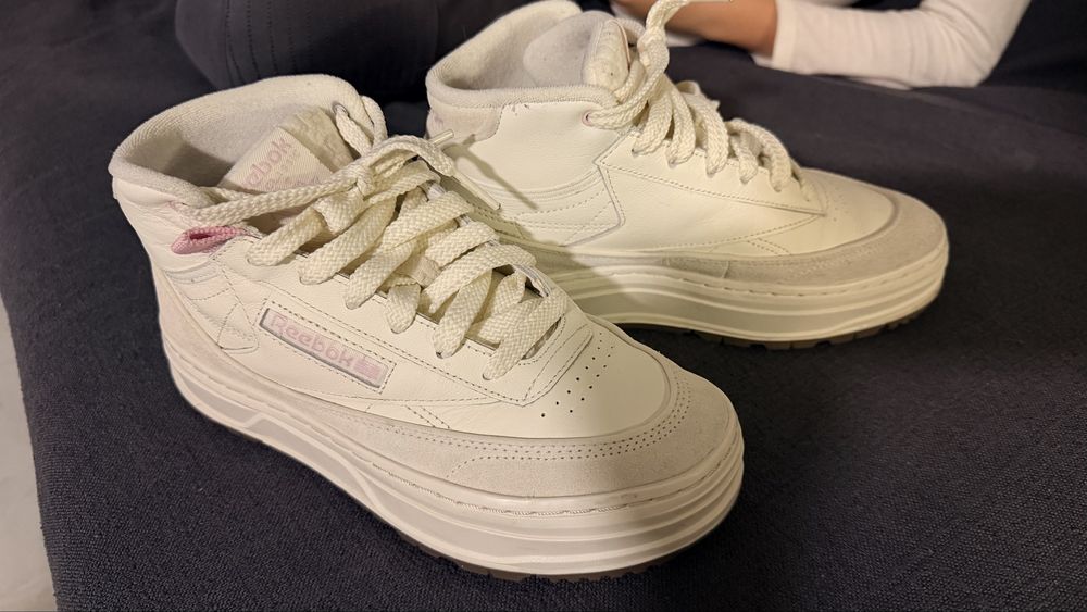 Reebok damskie sneakersy białe | rozmiar 37 | bardzo dobry stan