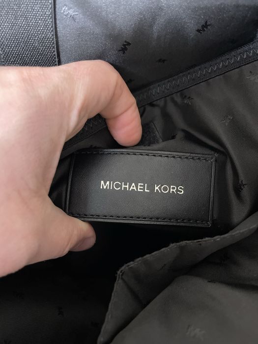 Рюкзак Michael Kors Cooper Two Tone Logo and Leather Backpack