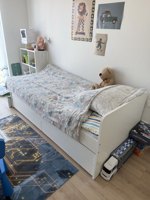 Łóżko podwójne Sklat Ikea