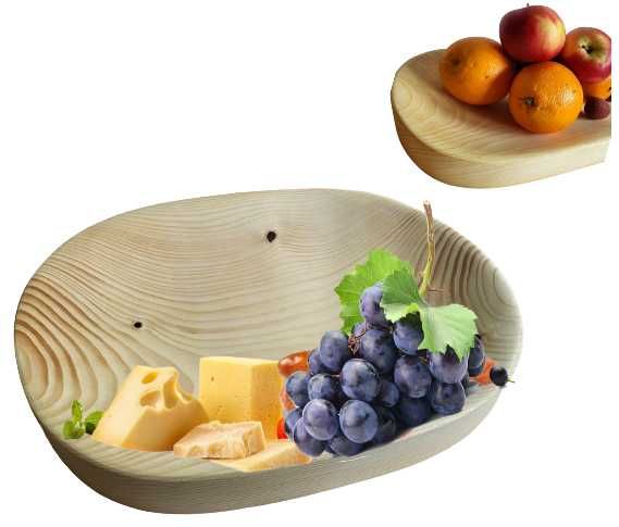 koryto misa drewniana cateringowa na mięso POJEMNA WYSOKA taca na ser