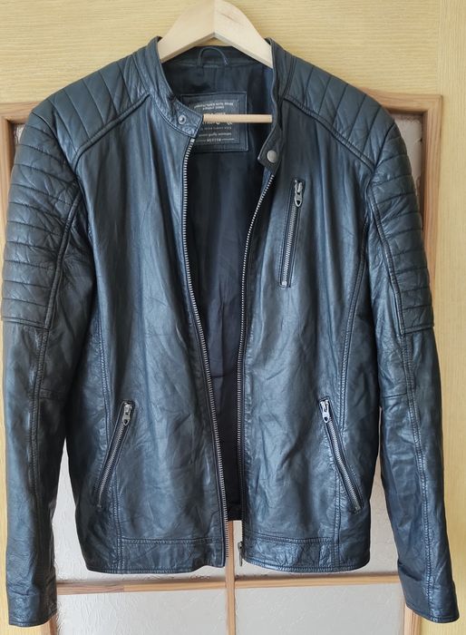 Чоловіча шкіряна куртка Jack & Jones