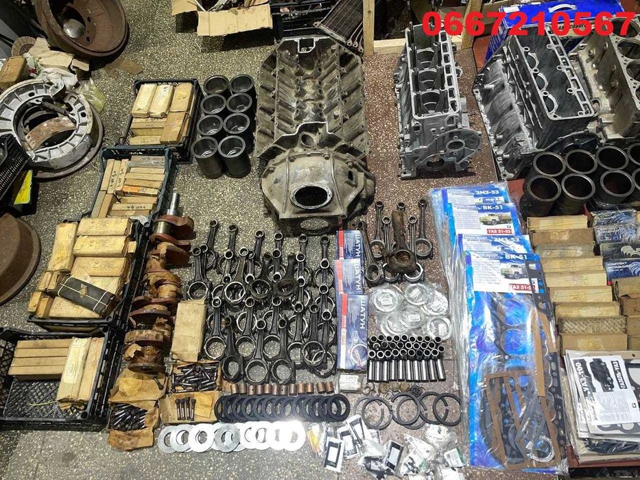 Шатуни, поршневі групи Газ 21, Газ 24, Газ 51 Газ 52, Газ 53, Уаз