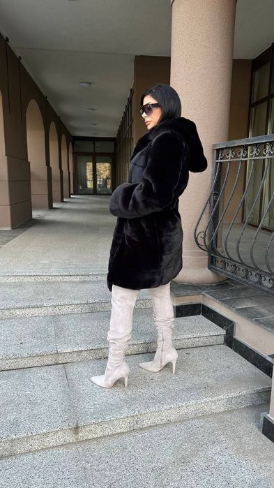 Шуба еко хутро шиншила р 42.44.46.48.50.52.54.56.58.60.62.65