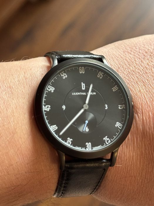 Zegarek Lilienthal Berlin, duży 43/50mm, jak nowy, po wymienię bateri