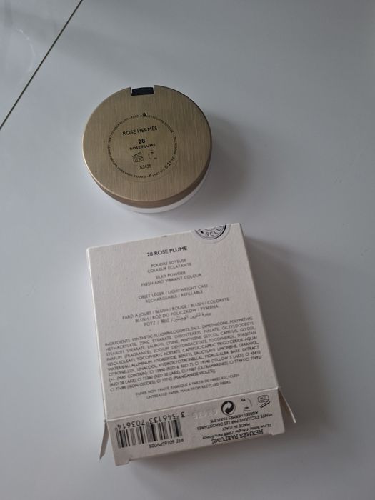 Rose Hermes Paris Silky Blush Powder  28 Rose Plume bestseller róż