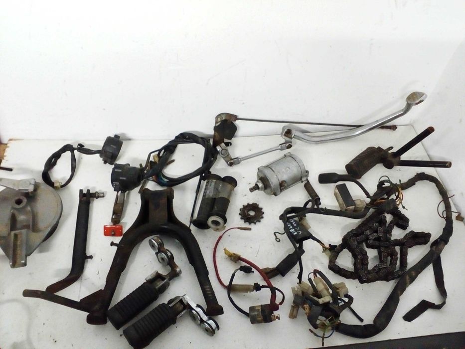 Daelim vc 125 custom części podnóżek przełącznik instalacja rozrusznik