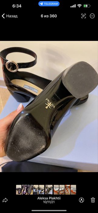 Prada туфли 37, оригінал , босоножки d&g