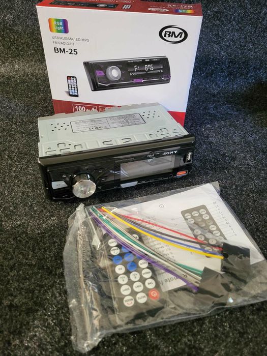 Блютуз магнітола Sony / змінна підсвітка/автомагнітола/USB